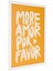Deco More Amor Por Favor Pano - Sarı - 30X40 cm 3