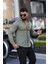 Saklı Düğmeli Slim Fit Klasik Yaka Uzun Kol Pamuk Gömlek 2