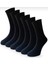 6’lı Siyah Fitilli Erkek Tenis Çorap Seti – Pamuklu Spor Çorap 1