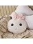 Dreamy Mutlu Tavşan Figürlü Yastık - Beyaz - 35X45 cm 1