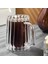 Stripe Long Çift Cidarlı Kupa - Şeffaf - 280 ml 1