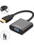 HDMI To VGA Dönüştürücü Çevirici Sesli Kablo 1