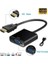 HDMI To VGA Dönüştürücü Çevirici Sesli Kablo 2