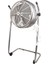Ayas Devekuşu Retro Tekerlekli Sanayi Tipi Vantilatör - Gri 1