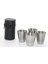Deri Kılıflı 4'lü Shot Bardak Seti 2