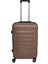 Travel Star Orta Boy Abs Valiz - Platin - 66X45X26 cm 1