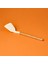 Ahşap Saplı Silikon Geniş Spatula - Krem / Kahverengi 3