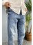 Mavi Yırtıklı Jean - Boyfriend Kot Pantolon 4