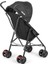 Moje Simple Pratik Baston Bebek Arabası Siyah 2