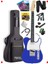 Tele Stili Mavi Elektro Gitar, Akçaağaç Klavye 1