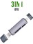 3’ü 1 Arada Type-C USB Otg Kart Okuyucu Adaptör Sd Tf Hafıza Kart Desteğiyle 1