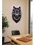 LED Işıklı Kurt Figürlü Tablo Dekoratif Duvar Dekorlu Gece Lambası 2