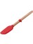 Ingenio Ahşap Silikon Spatula - Kırmızı - 32 cm 1