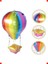 22 Inç Uçan Balon Temalı Renkli Folyo Balon 1