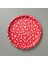 Kalpli Metal Tepsi - Kırmızı / Pembe - 35X35 cm 2
