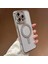 Iphone 15 Promax Uyumlu Şeffaf Taşlı Magsafe Özellikli Kılıf 1