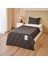 Soft Tek Kişilik Uyku Seti - Antrasit / Gri 1