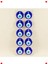Nazar Boncuğu Desenli Dekoratif Sticker (10 Adet) 1