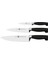 3 Parça Bıçak Seti, Paslanmaz Çelik, Siyah-Gri 1