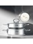Silver Paslanmaz Çelik Sahan Seti - Gri - 18 cm + 20 cm 1