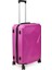 Travel Star Orta Boy Abs Valiz - Pembe - 66X45X26 cm 2