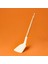 Ahşap Saplı Silikon Geniş Spatula - Krem / Kahverengi 1