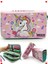Unicorn Temalı Organizer Kalem Kutusu - Yeşil 1