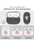 Apple Airpods Pro 3 Kılıf Kristal Taşlı Parıltılı Siyah 3