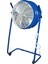 Ayas Devekuşu Retro Tekerlekli Sanayi Tipi Vantilatör - Mavi 1