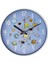 Slim Uzay Çocuk Odası Saati - Mavi - 30 cm 1