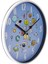 Slim Uzay Çocuk Odası Saati - Mavi - 30 cm 2