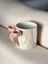 Pinky Shine Ribbon Mug | Kurdele Porselen Kupa 350 ml 2