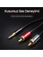 3.5mm AUX to 2 RCA Ses Kablosu 2 Metre 3