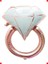 Rose Gold Yüzük Şekilli Folyo Balon - Bride To Be 1