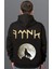 Bozkurt Kurt Türk Dolunay Göktürkçe Ay Baskılı Sweatshirt Unisex Kapüşonlu Hoodie 1