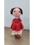 Amigurumi Kırmızı Elbiseli Cin Cin Kız 1
