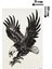 Kartal Geçici Dövme Şablonu - FF037 1