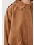 Süet Görünümlü Bomber Ceket LOH0014 Camel 5