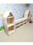 Ela Woodworking Masif Ağaç Çocuk Saklama Dolabı Nordic Home Bağımsız Kitaplık 2