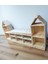 Ela Woodworking Masif Ağaç Çocuk Saklama Dolabı Nordic Home Bağımsız Kitaplık 5