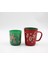 3 Adet Rakle Christmas Joy Hediye 2'li Kupa Mum Seti 360 cc 2