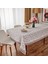 Soft Granny Summer Edin Masa Örtüsü - Ekru - 145X220 cm 1