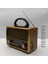 RT-675 Retro Tasarımlı Dünya Alıcısı Fm/am/sw 3 Bant Radyo, Bluetooth Hoparlör, Usb/tf Mp3 4