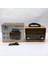 RT-675 Retro Tasarımlı Dünya Alıcısı Fm/am/sw 3 Bant Radyo, Bluetooth Hoparlör, Usb/tf Mp3 8