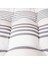 Soft Elegant Curves Kalın Çizgili Sandalye Minderi - Ekru / Siyah - 43X43 cm 2