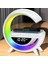 Masa Lambası, Dijital Masa Saati, 15W Kablosuz Şarj, Radyo, Bluetooth Hoparlör, Akıllı Saat, Alarm, Rgb LED Gece Lambası, 13 Mod Rgb Ambiyans Aydınlatma, Aux, Sd Card, USB 1