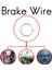 Bisiklet Için 2 Adet Ön Arka Fren Kablosu Teli (Yurt Dışından) 5