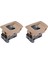 2x Araba Bej Yolcu Yan Ön/arka Cam Pamuklu Buton Düğmesi -Bmw E90 E91 323I 325I 328I 61316945876 (Yurt Dışından) 1