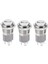3x 12V 16MM Araba LED Işık Anlık Korna Düğmesi Metal Anahtar Boşluk Mavi (Yurt Dışından) 1