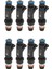 8pcs Chevrolet-Aveo Için Yakıt Enjektörü 1 6l L4 Pontiac Dalga 96386780 25334150 FJ720 4G1889 Araç Aksesuarları (Yurt Dışından) 1